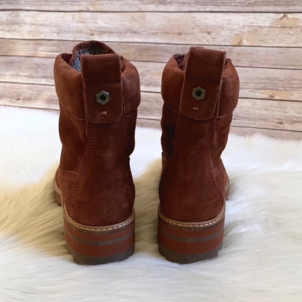 Timberland Courmayeur Valley 6” Rust Nubuck Boots - Picture 6 of 7